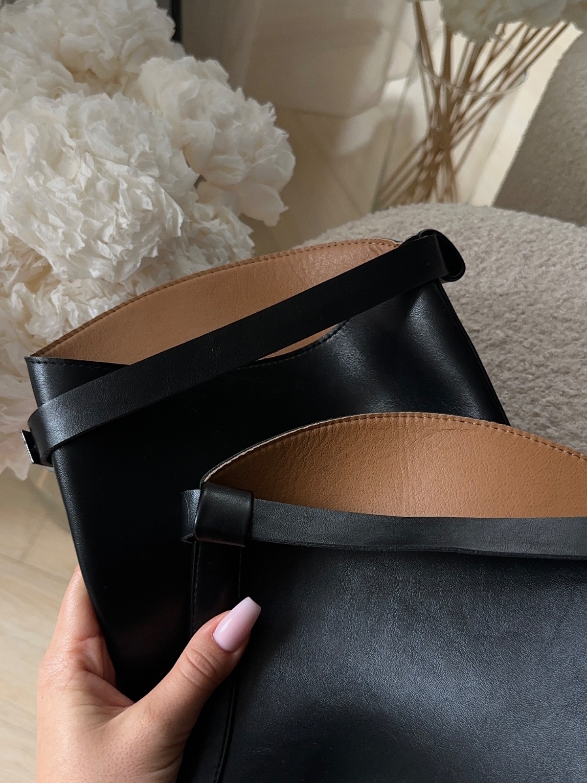 Сапоги черные