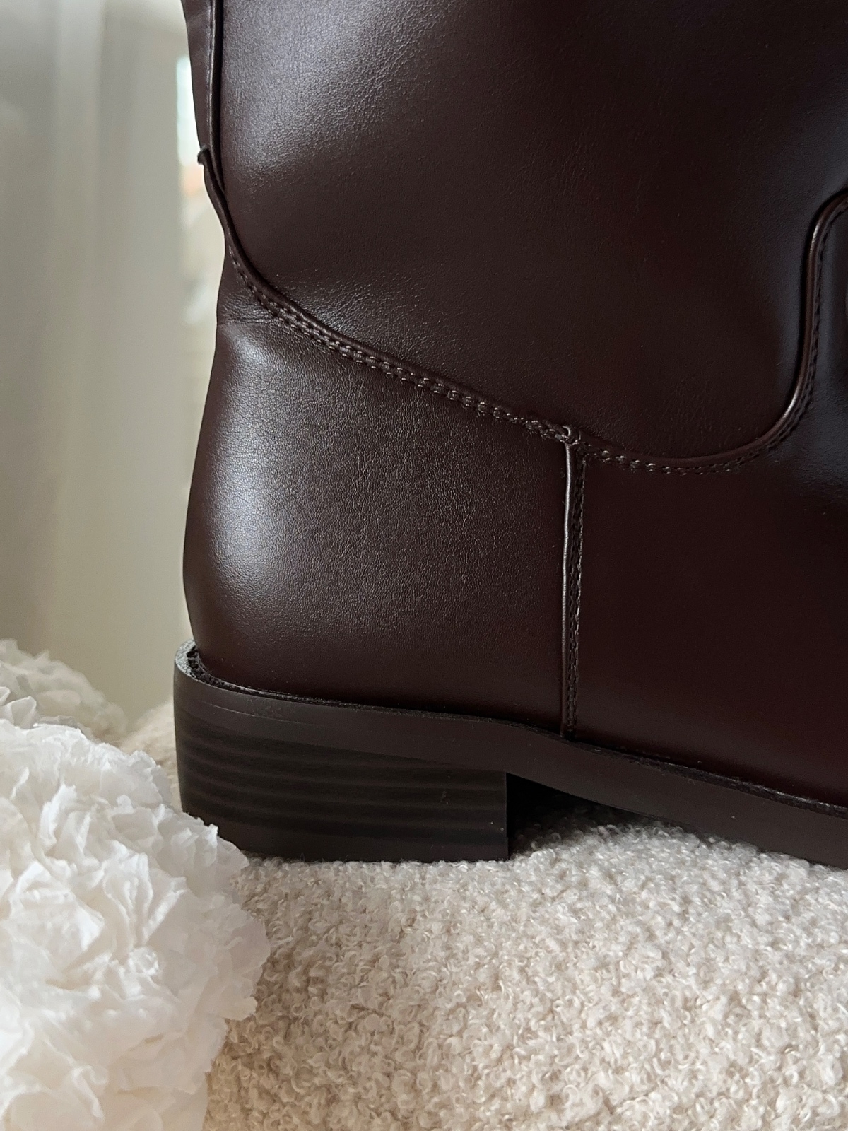 Сапоги коричневые